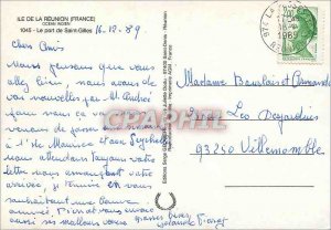 Modern Postcard Reunion Island (France) Indian Ocean Port of Saint Gilles