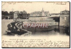 Old Postcard Chateau de Chantilly the Entree du Chateau