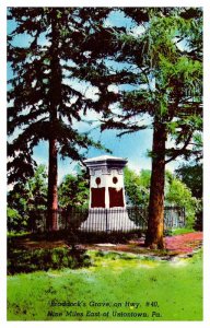 Postcard MONUMENT SCENE Uniontown Pennsylvania PA AR0347