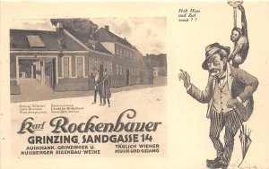 Karl Rockenbauer Grinzing Sandgasse 14 Advertising 1928 