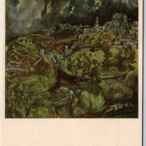 c1940s New York City NY View Toledo Painting El Greco Postcard Metropolitan A224