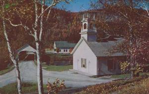 Stark NH, New Hampshire - Famous Church and Covered Bridge