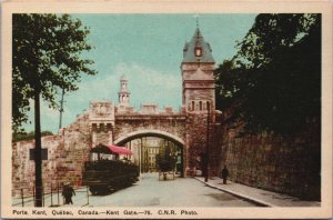 Canada Quebec Kent Gate Vintage Postcard C056