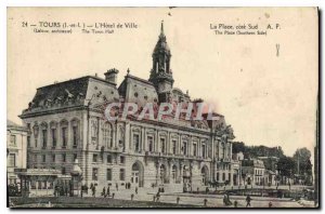 Postcard Old Towers I and L the City Hall Square south side