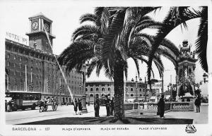 B98130 barcelona placa d espana real photo spain