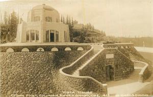 OR, Columbia River Highway, Oregon, Crown Point,Vista House,Cross & Dimmitt,RPPC