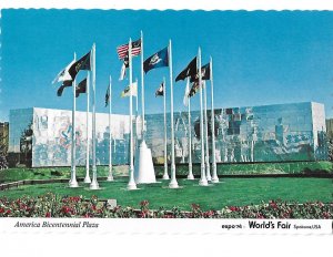 America's Bicentennial Plaza EXPO 1974 World's Fair Spokane Washington 4 by 6