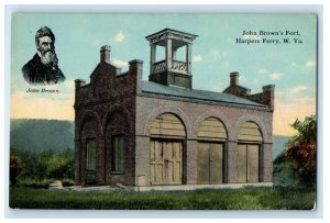 c1910's Harpers Ferry WV,  John Brown's Fort Unposted Antique Postcard 