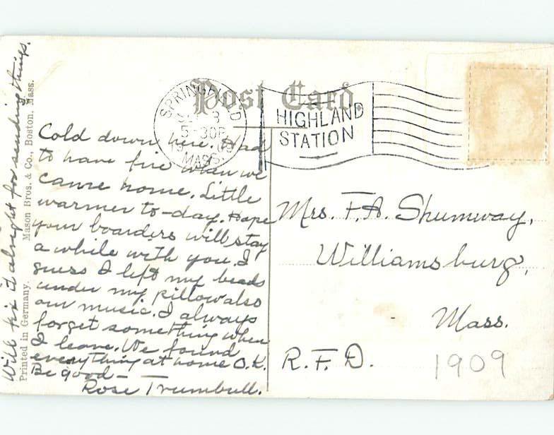 Divided Back HOSPITAL SCENE Springfield Massachusetts MA hs0604