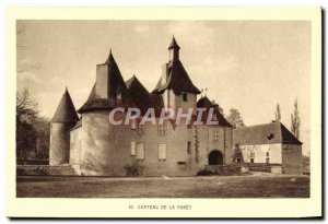 Old Postcard Chateau De La Foret