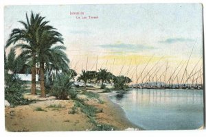 Postcard Egypt Ismailia Le Lac Timsah