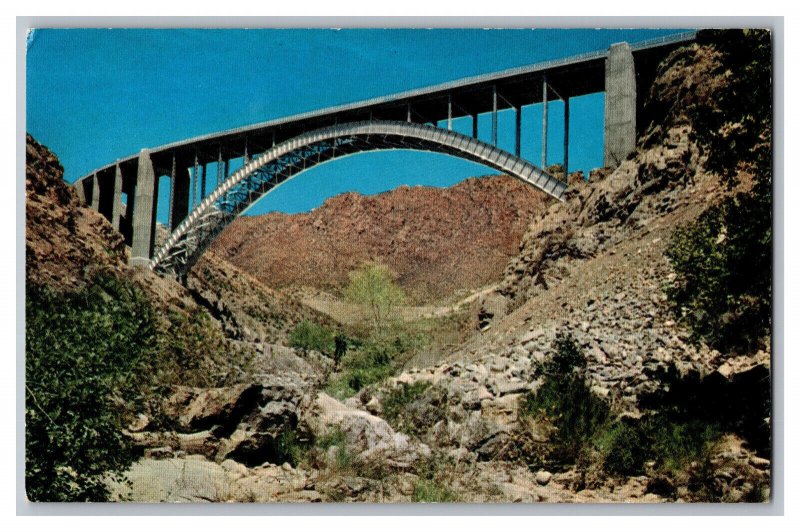 Postcard AZ Queen Creek Bridge Near Superior Arizona 