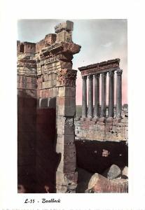 Baalbeck, Lebanon Postcard, Carte Postale The Six Colums of Jupiter Temple Ba...