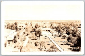 Palm Springs California 1940s RPPC Real Photo Postcard Pool Torney Hospital