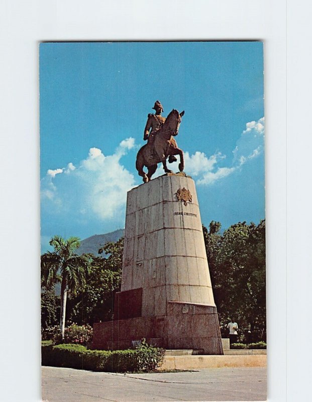 Postcard Statue Equestre Du Roi Christophe, Port Au Prince, Haiti