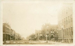 NE, Columbus, Nebraska, Street Scene, No. 127, RPPC