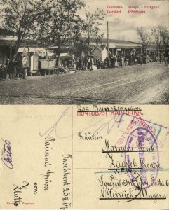 uzbekistan russia, TASHKENT, Junk Sellers (1917) Austrian Censor, POW Mail