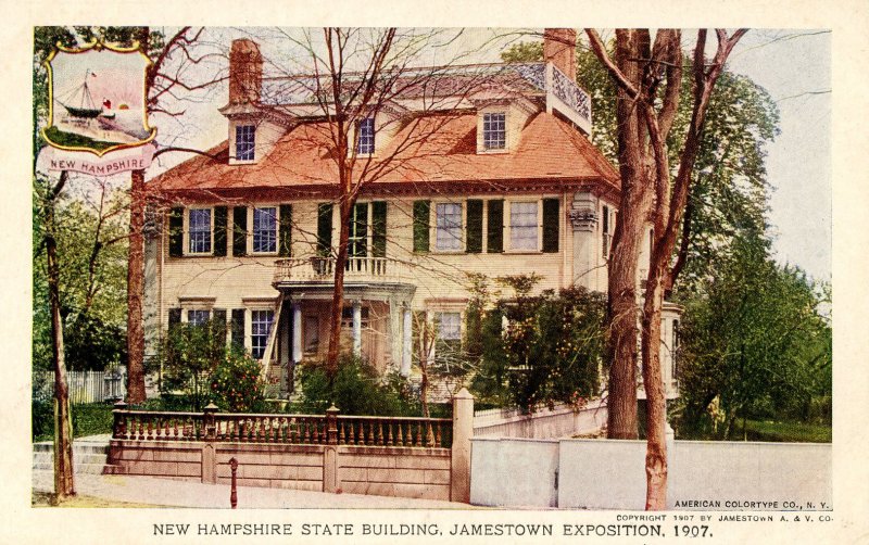 VA - Jamestown Exposition, 1907.  New Hampshire State Building