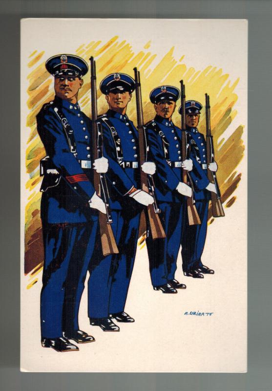 Mint Spain Civil War Postcard set 9 Saviors of the Nation Fascist Army