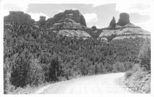 1940s Frasher Oak Creek Canyon Arizona Scenic Highway RPPC real photo 1449