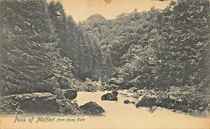 PASS OF MELFORT SCOTLAND UK~FROM ABOVE FALLS~1908 WRENCH SERIES PHOTO POSTCARD