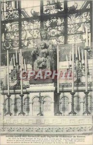 Old Postcard Our Lady of Miracles in the Church of St Savior reindeer