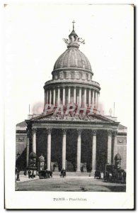 Old Postcard Paris Pantheon