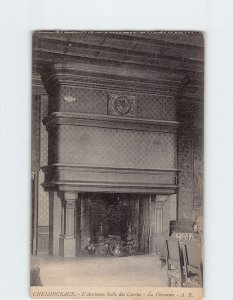 Postcard La Cheminée, L'Ancienne Salle des Gardes, Chenonceaux, France