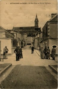 CPA BOURBONNE-les-BAINS Rue Férat et Hopital Militaire (864638)