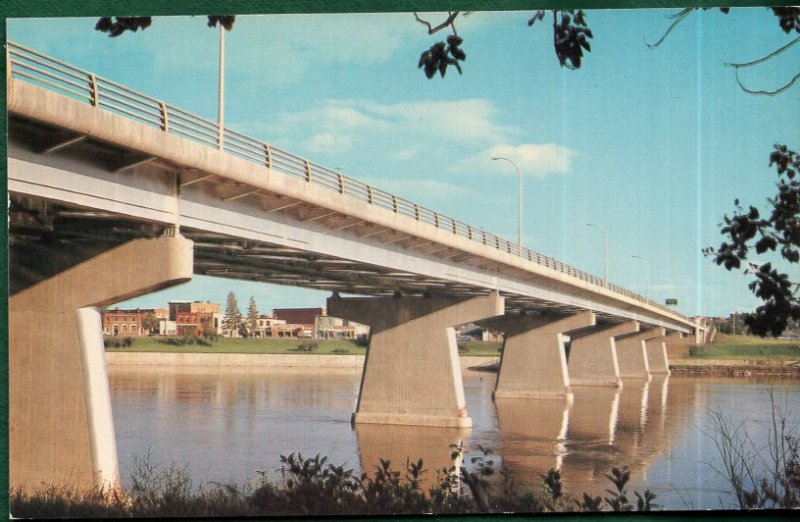 Saskatchewan PRINCE ALBERT The Saskatchewan River Bridge - Chrome