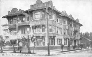 The Munholland, Long Beach, CA Apartments c1910s Vintage Postcard