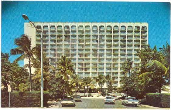 Americana Hotel, San Juan, Puerto Rico, U.S.A..  Chrome