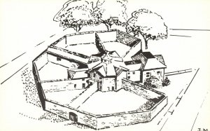 Vintage Postcard Octagonal Shaped Huron County Historic Jail Goderich Ontario 