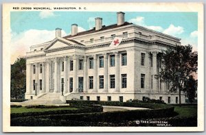 Vtg Washington DC American Red Cross Memorial Building 1920s View Postcard