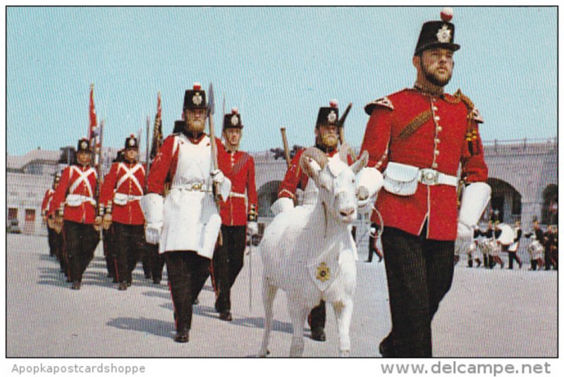 Canada Ontario Kington Old First Henry Fort Henry Guard Being Led On Parade B...