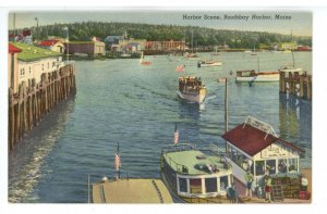 ME - Boothbay Harbor. Harbor Scene