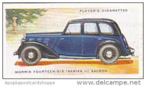 Player Cigarette Card Motor Cars 2nd Series No 33 Morris Fourteen Six Series ...