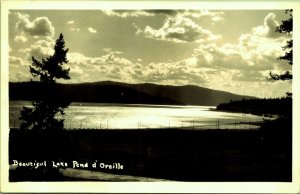 RPPC Lake Pend Oreille Sandpoint Idaho Real Photo Postcard