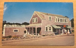 1956 USED POSTCARD - BRUSH & NEEDLE STUDIO AT PERKINS COVE, OGUNQUIT, MAINE