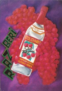 Advertising Stolichnaya Rasberry Flavored Russian Vodka