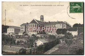 Postcard Old School Nantes National Vocational school Livat