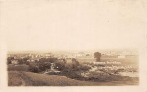 F12/ Wessington Springs South Dakota Postcard RPPC c1920 Birdseye 3