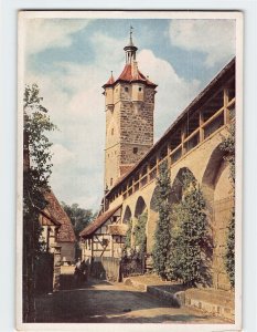 Postcard Klingenschütt, Rothenburg ob der Tauber, Germany