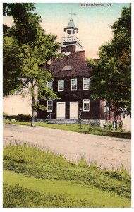 Vermont  Bennington  The Red Brick Academy built 1821