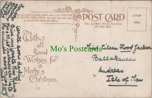Family History Postcard - Jackson - Ballaka?ee?, Audreas, Isle of Man RF8375