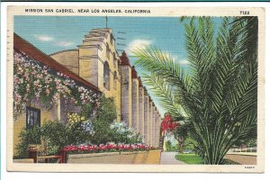 Los Angeles, CA - Mission San Gabriel - 1939