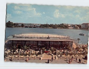 Postcard Alsterpavillon und Binnenalster, Hamburg, Germany