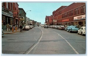 c1950's Supermarket Water Street Summerside Prince Edward Island Canada Postcard