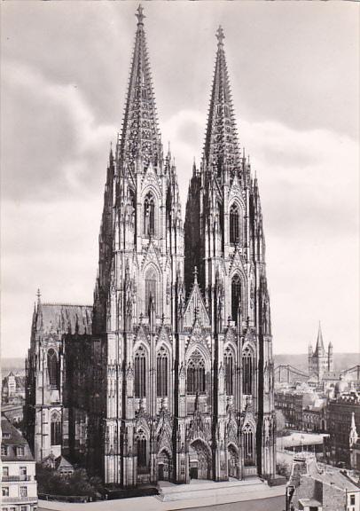 Germany Koeln Dom Von Westen