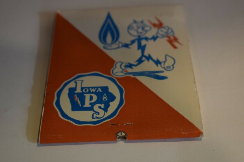 Iowa P S Natural Gas and Electricity for Better Living Oversize Matchbook